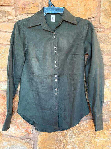 Victoria Ladies Long Sleeve Shirt - Khaki